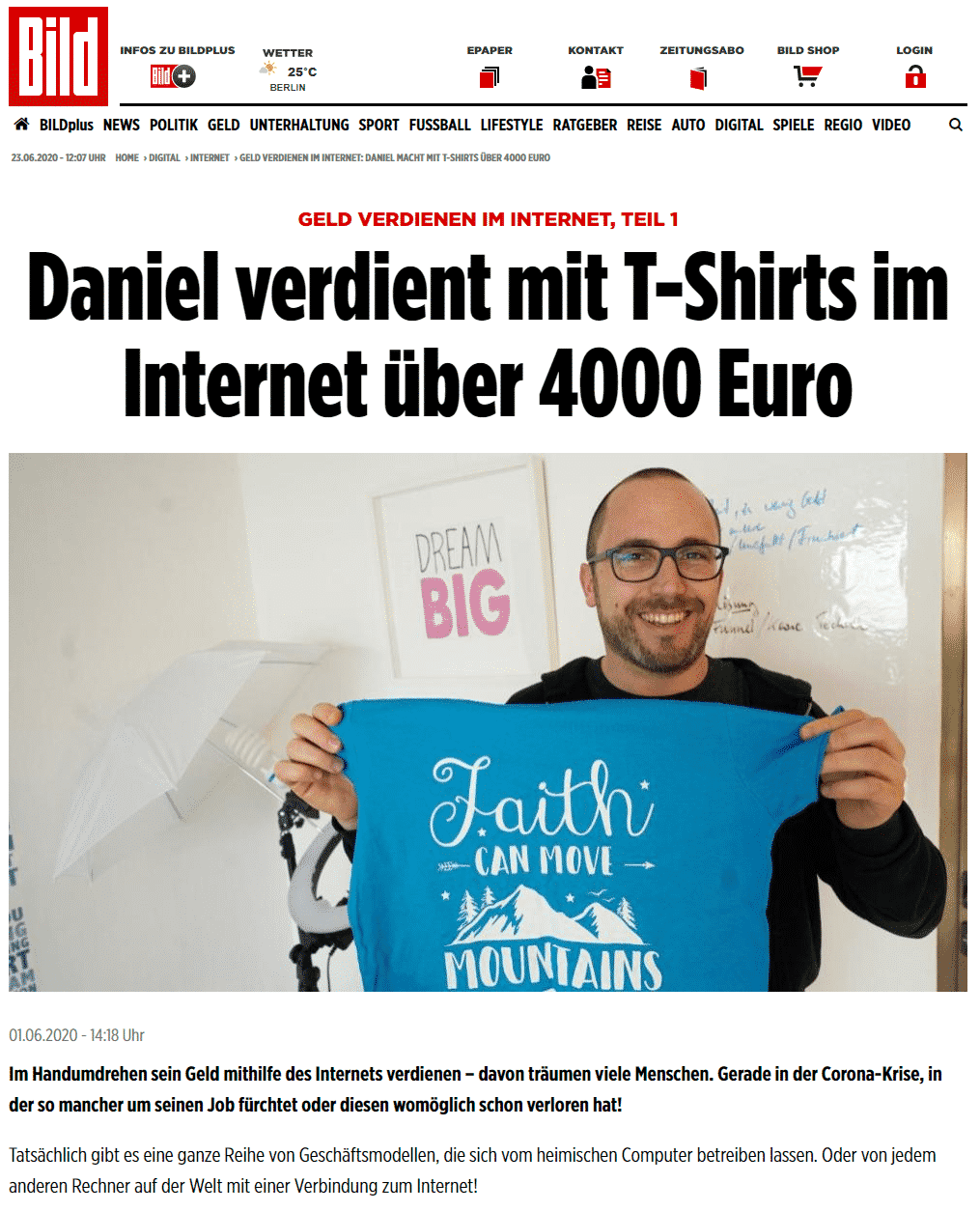 Daniel Gaiswinkler Bildzeitung