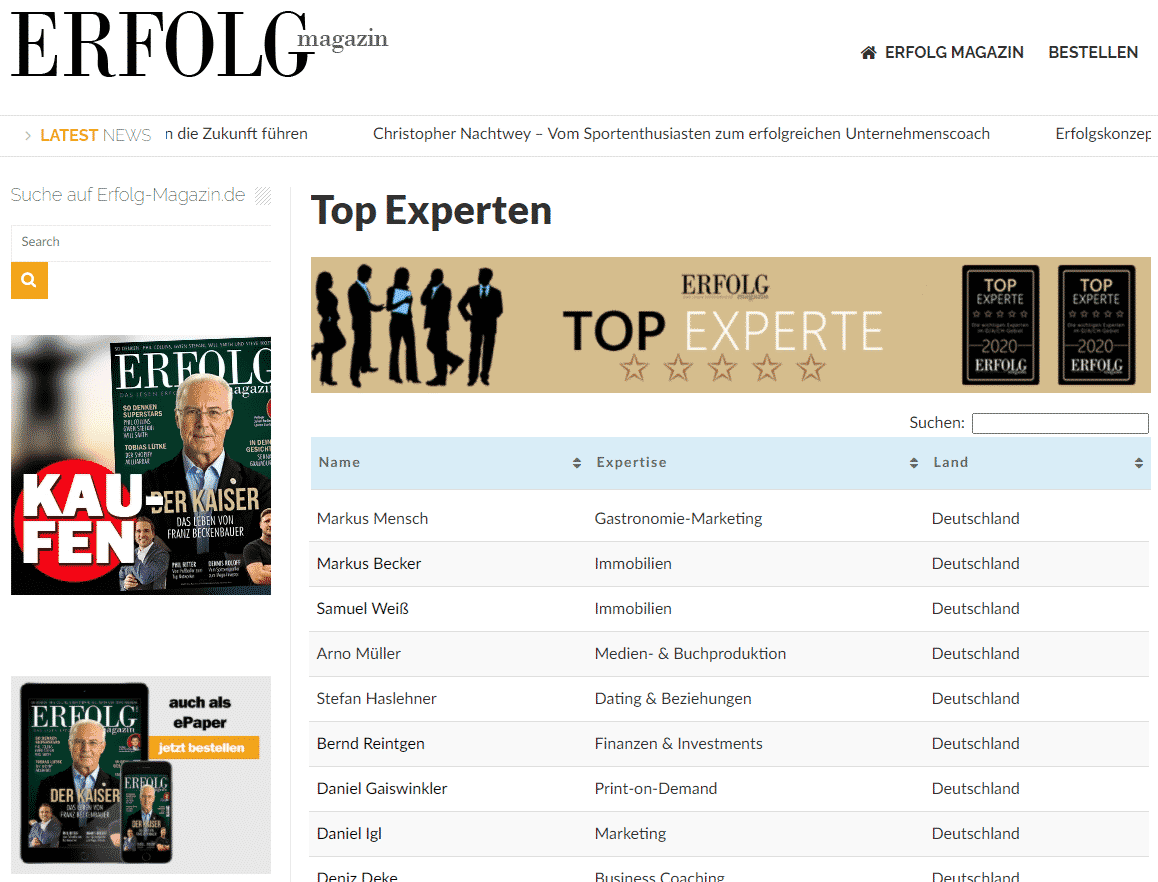 Daniel-im-Erfolg-Magazin